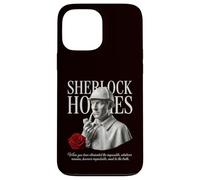 Sherlock Holmes Detective Bust Rose Vintage Design Case for iPhone 13 Pro Max