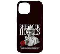 Sherlock Holmes Detective Bust Rose Vintage Design Case for iPhone 15