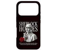Sherlock Holmes Detective Bust Rose Vintage Design Case for iPhone 17 Pro