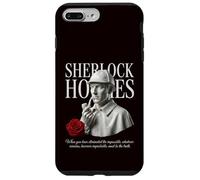 Sherlock Holmes Detective Bust Rose Vintage Design Case for iPhone 7 Plus/8 Plus