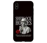 Sherlock Holmes Detective Bust Rose Vintage Design Case for iPhone XS Max