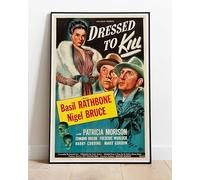 Sherlock Holmes Dressed to Kill Basil Rathbone : Huge 36"x24" Print Similar (Slightly Larger) to A1 Size BRING YOUR WALLS TO LIFE !