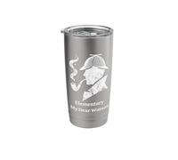Sherlock Holmes - Elementary My Dear Watson Classic Quote Stainless Steel Insulated Tumbler