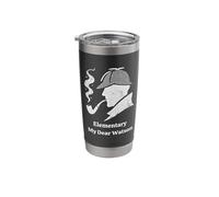 Sherlock Holmes - Elementary My Dear Watson Detective Quote Stainless Steel Insulated Tumbler