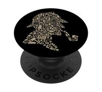 Sherlock Holmes Gift UK Detective Novel Fans Retro British PopSockets Adhesive PopGrip