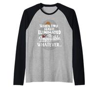 Sherlock Holmes Gifts Sherlock Holmes Detective Mystery Raglan Baseball Tee