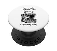 Sherlock Holmes I Never Said I Was Smarter Funny PopSockets Swappable PopGrip