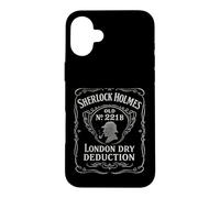 Sherlock Holmes London Dry Deduction British Design Case for iPhone 16 Plus