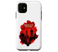 Sherlock Holmes London Silhouette Detective Art Design Case for iPhone 11