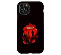 Sherlock Holmes London Silhouette Detective Art Design Case for iPhone 11 Pro