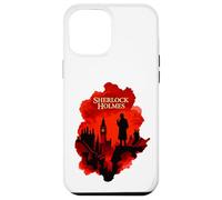 Sherlock Holmes London Silhouette Detective Art Design Case for iPhone 12 Pro Max