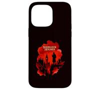 Sherlock Holmes London Silhouette Detective Art Design Case for iPhone 14 Pro Max