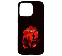 Sherlock Holmes London Silhouette Detective Art Design Case for iPhone 15 Pro Max