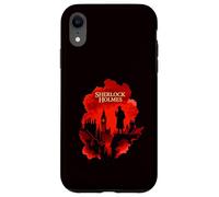Sherlock Holmes London Silhouette Detective Art Design Case for iPhone XR