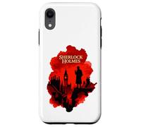 Sherlock Holmes London Silhouette Detective Art Design Case for iPhone XR