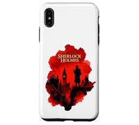 Sherlock Holmes London Silhouette Detective Art Design Case for iPhone XS Max