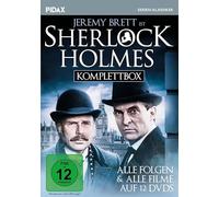 Sherlock Holmes (mit Jeremy Brett) - Komplettbox / Alle Folgen und alle Filme der beliebten Adaption mit Jeremy Bret (Pidax Serien-Klassiker)
