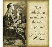 SHERLOCK HOLMES QUOTE: VINTAGE RETRO HANGING METAL SIGN:HOME HOME DECOR GIFT 4