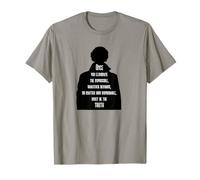 Sherlock Holmes Quotes 221B Baker St. British Detective T-Shirt