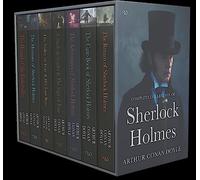 Sherlock Holmes Series Complete Collection 7 Books Set by Arthur Conan Doyle (Return,Memories,Adventures,Valley of Fear & His Last Bow,Case-Book,Hound of Baskerville & Study in Scarlet & Sign of Four)