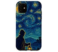 Sherlock Holmes Starry Night British Detective Artwork Case for iPhone 11