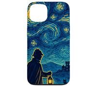 Sherlock Holmes Starry Night British Detective Artwork Case for iPhone 13