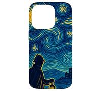 Sherlock Holmes Starry Night British Detective Artwork Case for iPhone 14 Pro
