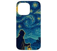 Sherlock Holmes Starry Night British Detective Artwork Case for iPhone 14 Pro Max