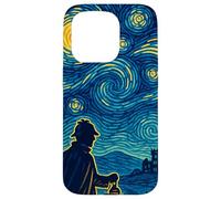 Sherlock Holmes Starry Night British Detective Artwork Case for iPhone 15 Pro