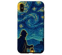 Sherlock Holmes Starry Night British Detective Artwork Case for iPhone XS Max