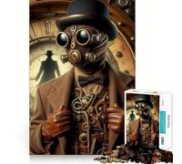 Sherlock Holmes Steampunk 1000 Piece Jigsaw Puzzle for Teenagers Mind Game Toy Stress Release Neat Cut Artistic Gift 38x52cm