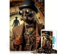 Sherlock Holmes Steampunk 1000 Piece Jigsaw Puzzles for Adults Teenagers Memory Upgrade Light Relax Sharp Cut Lovely Gift 50x75cm