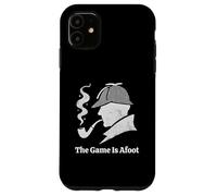 Sherlock Holmes - The Game Is Afoot Classic Detective Quote Case for iPhone 11
