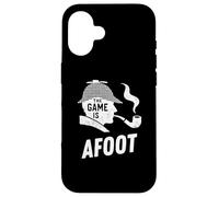 Sherlock Holmes - The Game Is Afoot Classic Detective Quote Case for iPhone 16