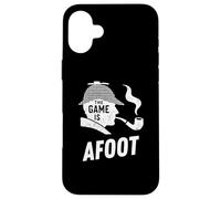 Sherlock Holmes - The Game Is Afoot Classic Detective Quote Case for iPhone 16 Plus