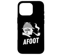 Sherlock Holmes - The Game Is Afoot Classic Detective Quote Case for iPhone 16 Pro