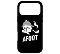 Sherlock Holmes - The Game Is Afoot Classic Detective Quote Case for iPhone 17 Pro Max
