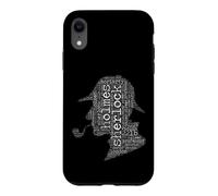 Sherlock Holmes word cloud Case for iPhone XR