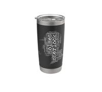 Sherlock Holmes Word Cloud Stainless Steel Insulated Tumbler