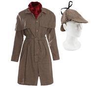 Sherlock Inspired Ladies Detective Costume - Medium