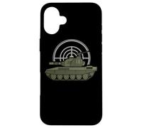 Sherman M4A1 I History Vintage I WWII Army Tank Case for iPhone 16 Plus