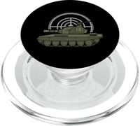 Sherman M4A1 I History Vintage I WWII Army Tank PopSockets PopGrip for MagSafe
