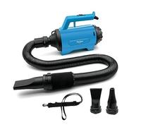 shernbao High Velocity Car & Motorcycle Dryer Blower for Auto Detailing and Cleaning Dusting 240 V / 1200 W-3.2 HP, Blue