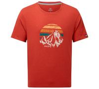 Sherpa - Bali Retro Sunset Tee - T-shirt size XXL, red