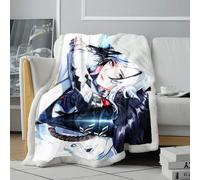 sherpa Blanket Genshin Impact Arlecchino 3D Thick Warm Fleece Blanket Bed Chair Couch and Sofa Travel Beach Four Seasons Adult Children 59x78.7 inches sherpa （150x200cm）