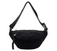 Sherpa Crossbody Bag for Women Mini Fanny Pack Plush | Everyday Belt Bag Adjustable Shoulder Straps Zipper Pocket for Work Shopping Commuting Autumn Winter