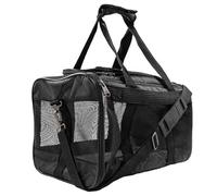Sherpa Deluxe Airline Approved Soft Sided Dog & Cat Carrier, Black, Large