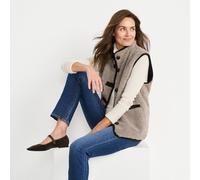 Sherpa Fleece Gilet lands end Stone 16-18