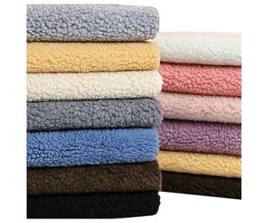 Sherpa Fleece Lining Fabric, Curly Fluffy Furry Lambskin Thermal Lined Material, Sherpa Fleece Fabric for Background, Crafts Materials, Scarf, DIY Sewing, Dolls, Pillow, Seat Pads, 160x50cm (Color :