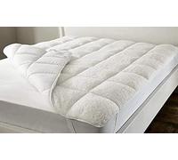 Sherpa Fleece Mattress Topper Single Bed, Fluffy Warm Teddy Fleece Box Stitched Elasticated Corner Mattress Protector (Single 95 x 190 cm)